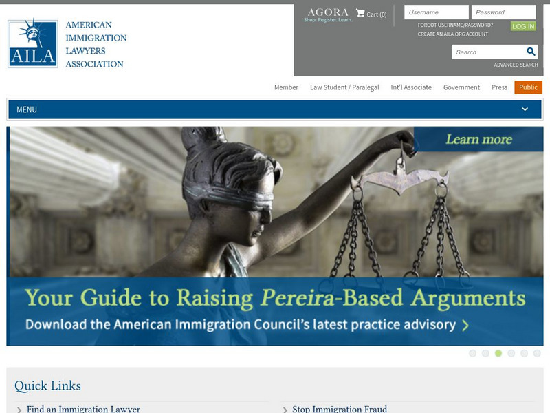 American Immigration Lawyers Association Website American Immigration Lawyers Association Website