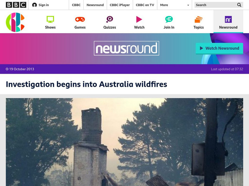 Bbc Newsround: Investigation Begins Into Australia Wildfires Article Bbc Newsround: Investigation Begins Into Australia Wildfires Article