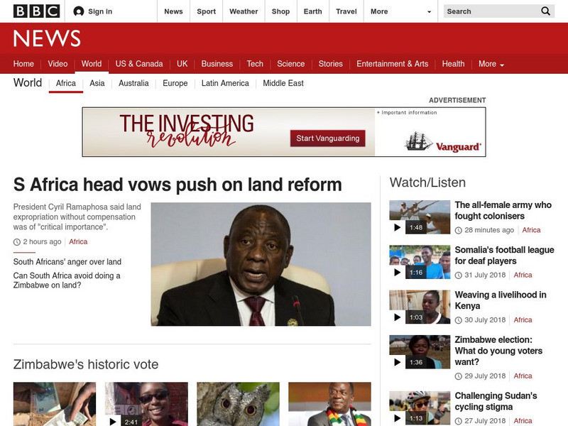 Bbc News: Africa Website Bbc News: Africa Website