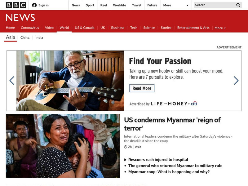 Bbc News: Asia Website