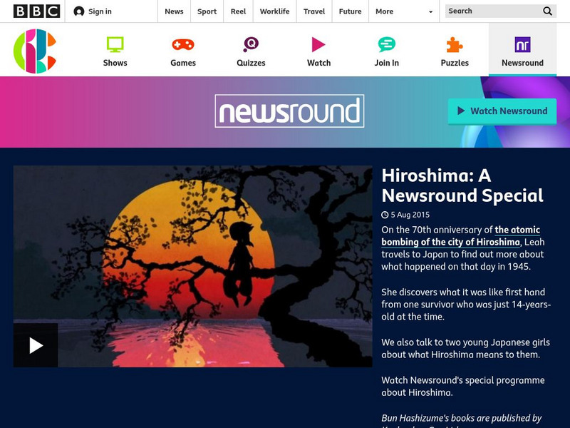 Bbc Newsround: Hiroshima: A Newsround Special Article Bbc Newsround: Hiroshima: A Newsround Special Article