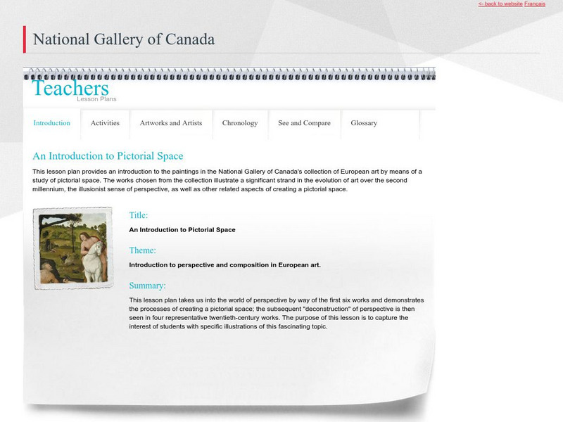 Cybermuse: Introduction to Pictorial Space Article Cybermuse: Introduction to Pictorial Space Article