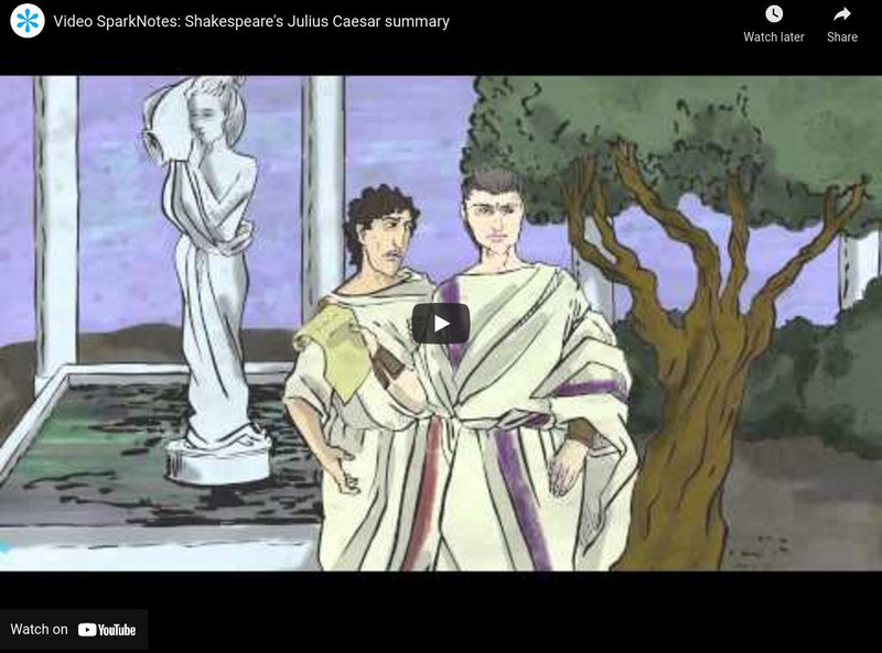 Video Spark Notes: Shakespeare's Julius Caesar Summary Instructional Video