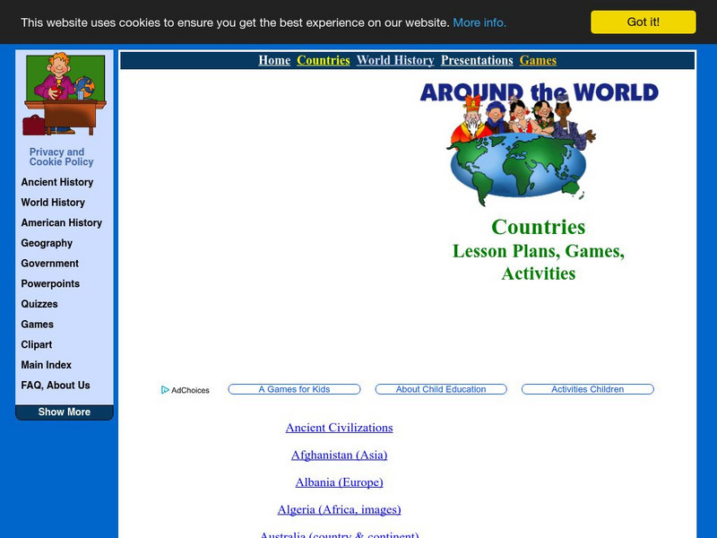 Lin and Don Donn: Countries and Continents Website Lin and Don Donn: Countries and Continents Website