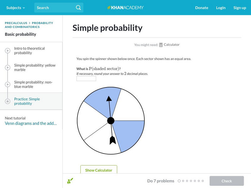 Khan Academy: Simple Probability Unit Plan Khan Academy: Simple Probability Unit Plan