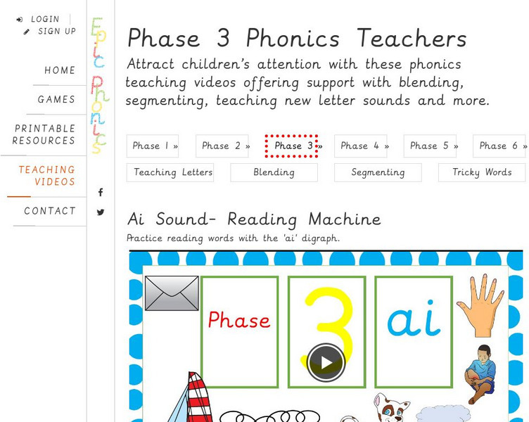 Epic Phonics: Blending Instructional Video Epic Phonics: Blending Instructional Video