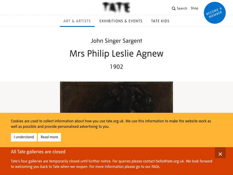 Tate: Mrs. Philip Leslie Agnew Graphic Tate: Mrs. Philip Leslie Agnew Graphic