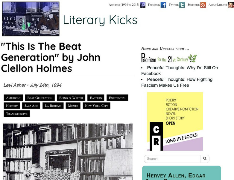 'This Is the Beat Generation' Article