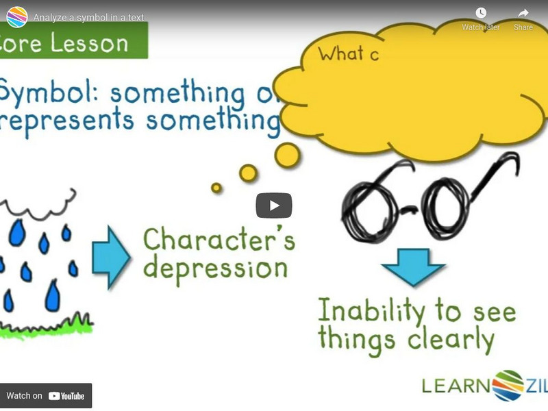 Learn Zillion: Lesson Video for 'Analyze a Symbol in a Text' Instructional Video Learn Zillion: Lesson Video for 'Analyze a Symbol in a Text' Instructional Video