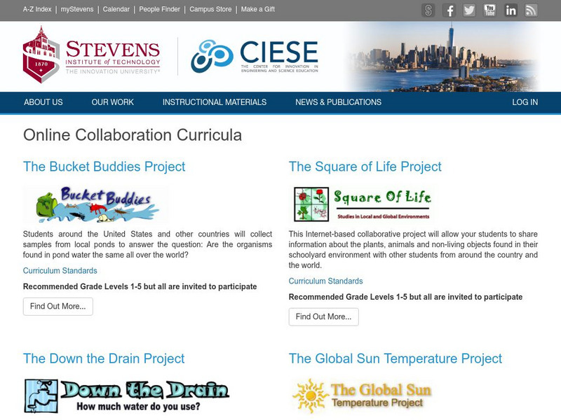 Ciese: Collaborative Projects Activity Ciese: Collaborative Projects Activity