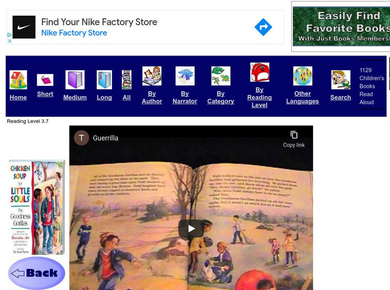 Just Books Read Aloud: The Goodness Gorillas eBook