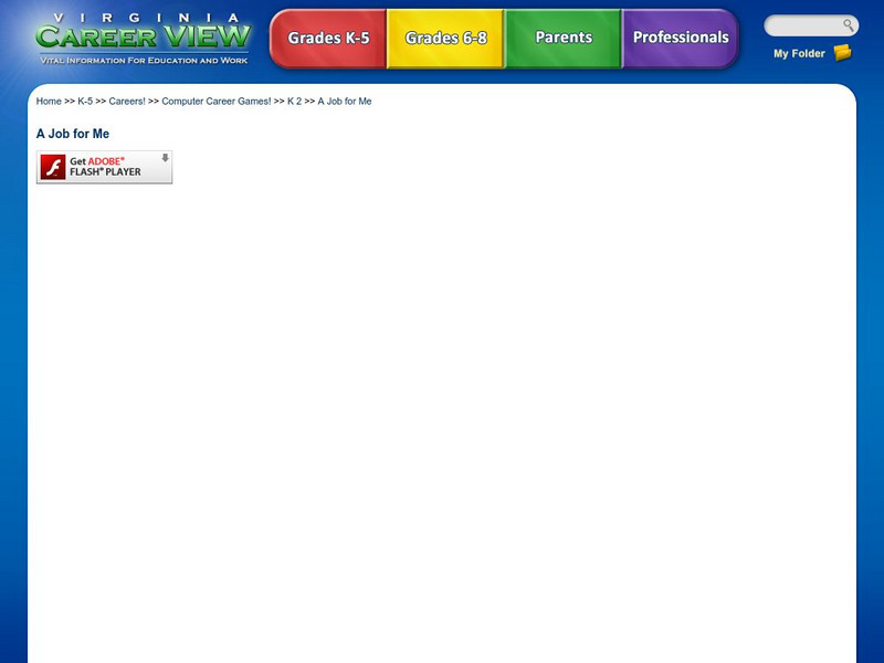 Virginia Career View: A Job for Me Interactive