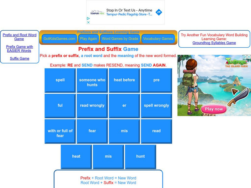 Got Kids Games: Prefixes, Suffixes, Abbreviations, Compounds Interactive Got Kids Games: Prefixes, Suffixes, Abbreviations, Compounds Interactive