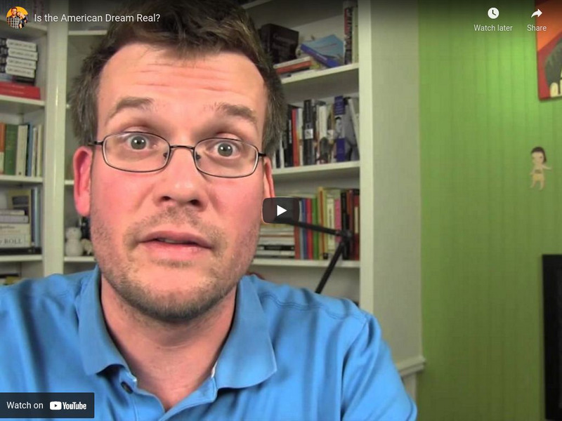 Vlogbrothers: Is the American Dream Real? Instructional Video