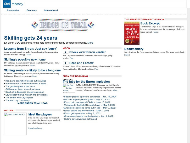 Cnn: Special Report: Corporate Corruption: Enron Website Cnn: Special Report: Corporate Corruption: Enron Website