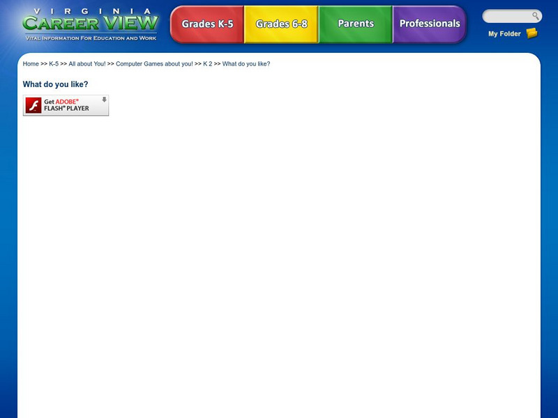 Virginia Career View: What Do You Like? Interactive