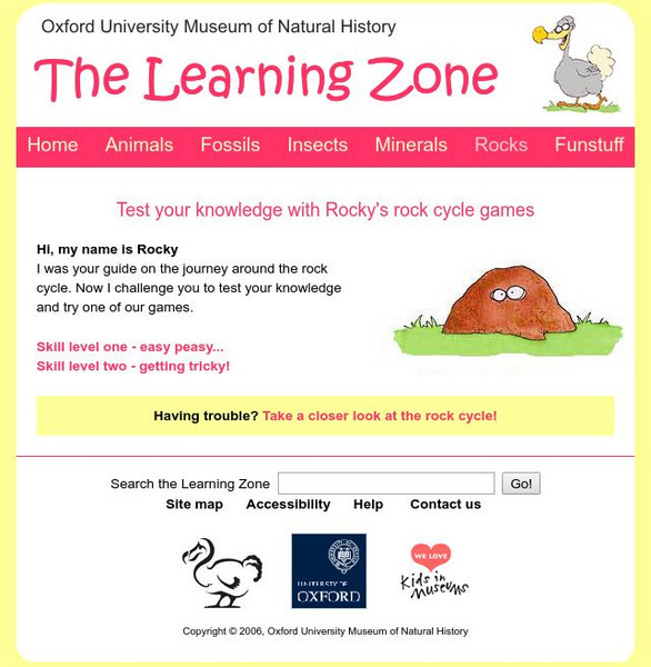 Oxford University Museum of Modern History: Rock Cycle Unit Plan Oxford University Museum of Modern History: Rock Cycle Unit Plan