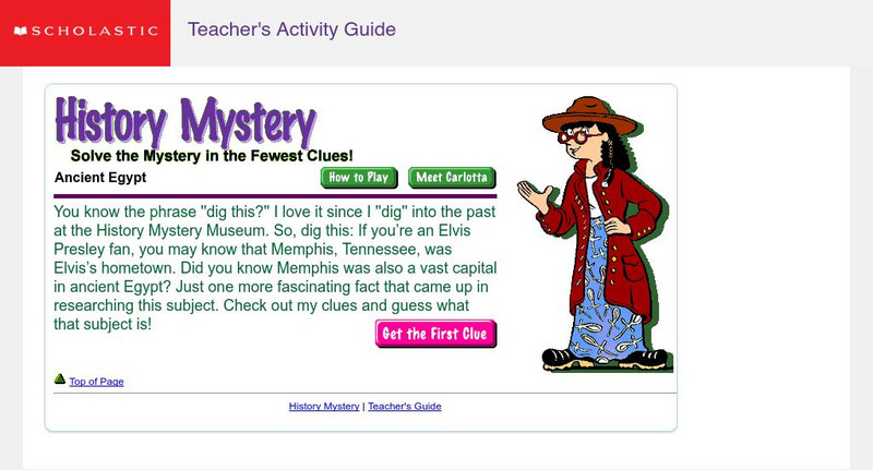 Scholastic History Mystery: Ancient Egypt: The Rosetta Stone Unit Plan Scholastic History Mystery: Ancient Egypt: The Rosetta Stone Unit Plan