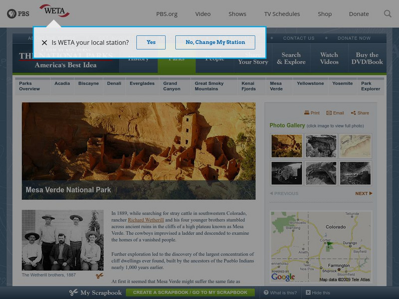 Pbs.org: Mesa Verde National Park Article Pbs.org: Mesa Verde National Park Article