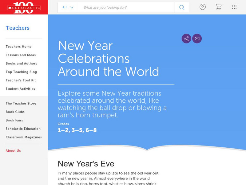 Scholastic: New Year Celebrations Around the World Website Scholastic: New Year Celebrations Around the World Website