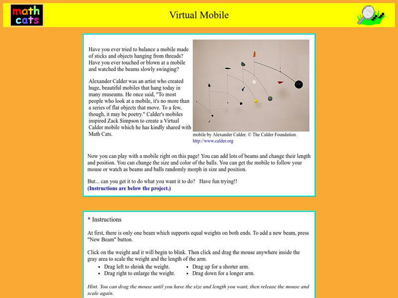 Math Cats: Virtual Mobile Activity Math Cats: Virtual Mobile Activity