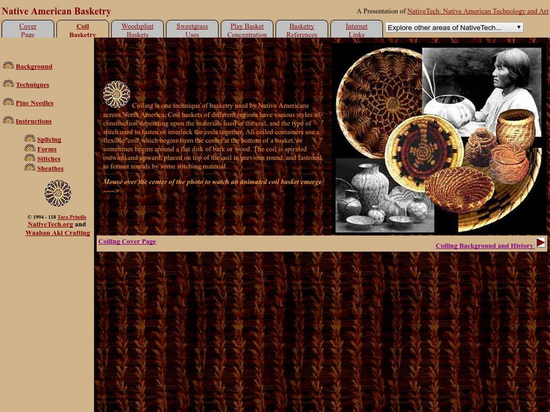 Native Tech: Coil Basketry Website Native Tech: Coil Basketry Website