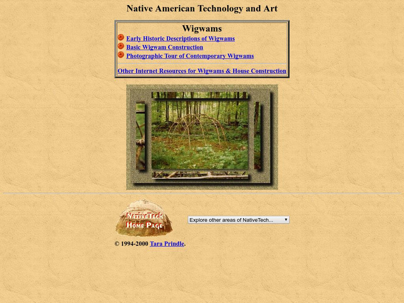 Native Tech: Wigwams Website Native Tech: Wigwams Website