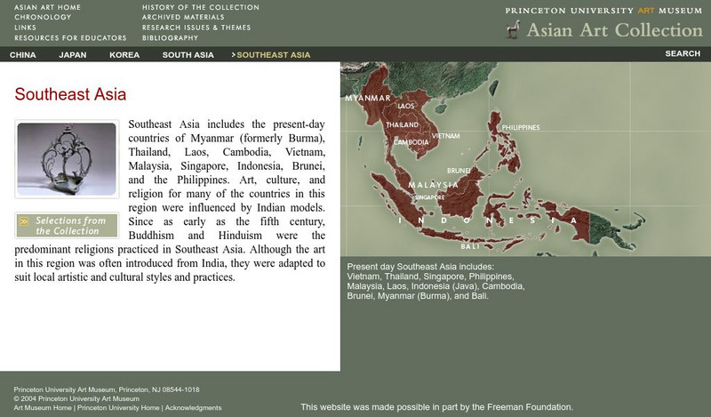Princeton Museum of Art: Art of Southeast Asia Handout Princeton Museum of Art: Art of Southeast Asia Handout