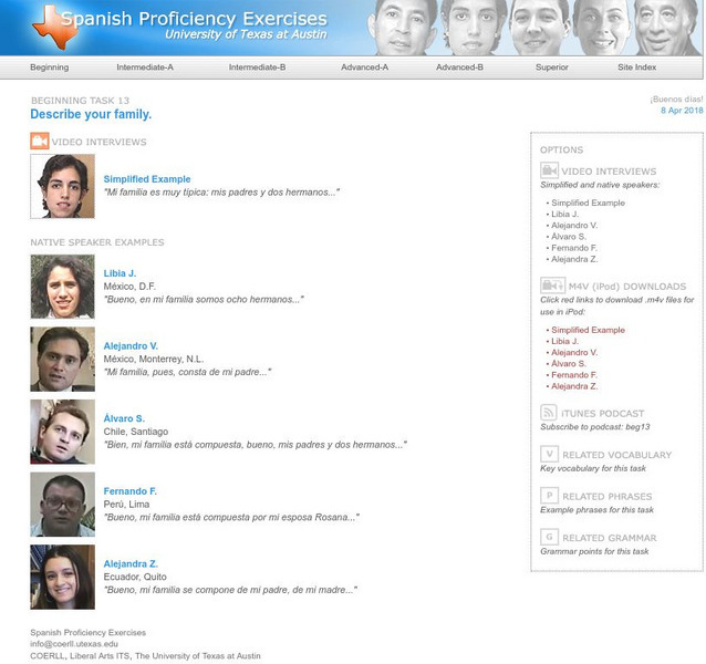 University of Texas: Family Audio University of Texas: Family Audio