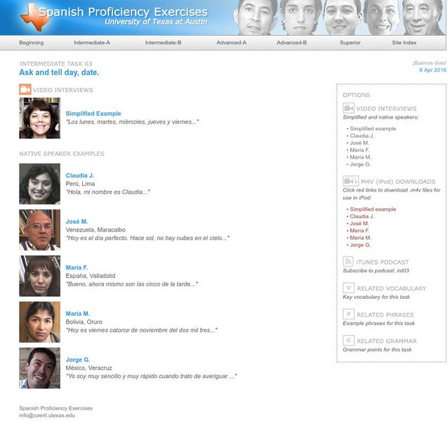 University of Texas: Dates Audio University of Texas: Dates Audio