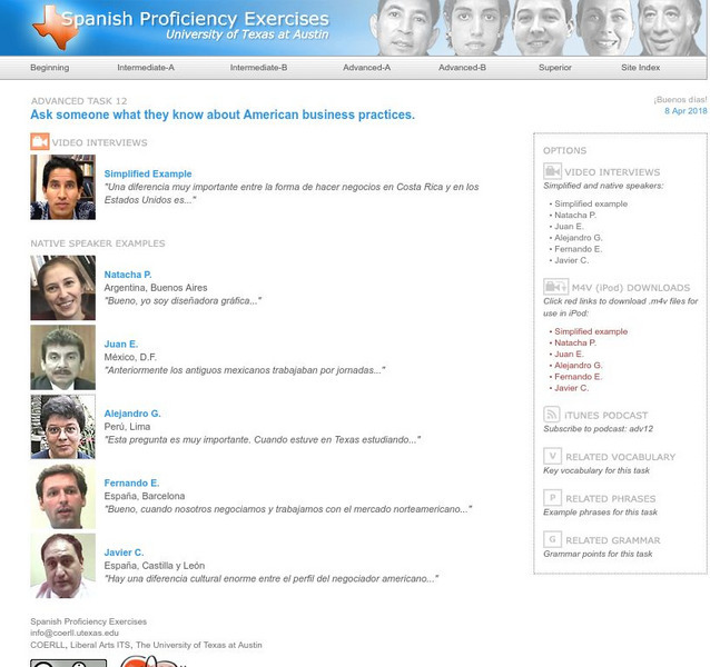 Univ. Of Texas: Comparing the Business World Activity Univ. Of Texas: Comparing the Business World Activity