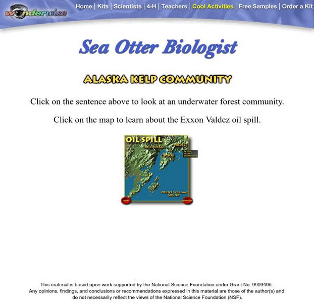 University of Nebraska State Museum: Alaska Kelp Community Interactive University of Nebraska State Museum: Alaska Kelp Community Interactive