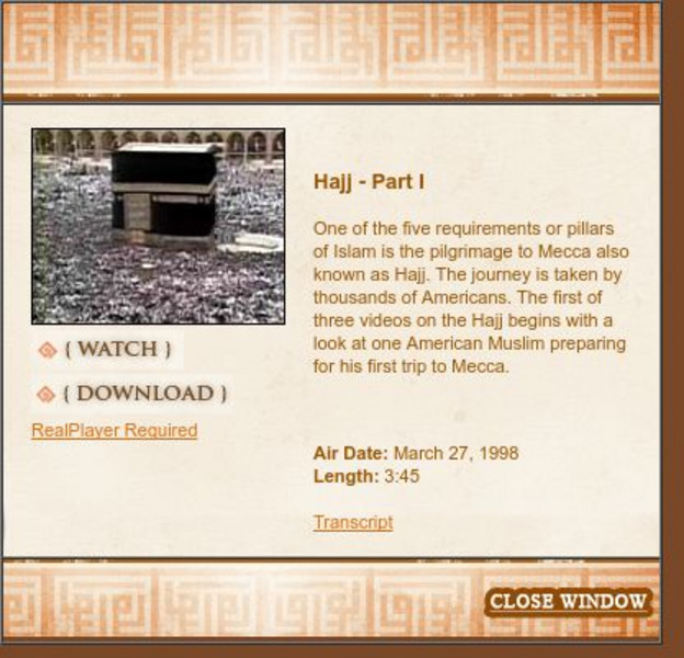 Wnet: Thirteen: Access Islam: The Hajj (Part 1) Instructional Video Wnet: Thirteen: Access Islam: The Hajj (Part 1) Instructional Video
