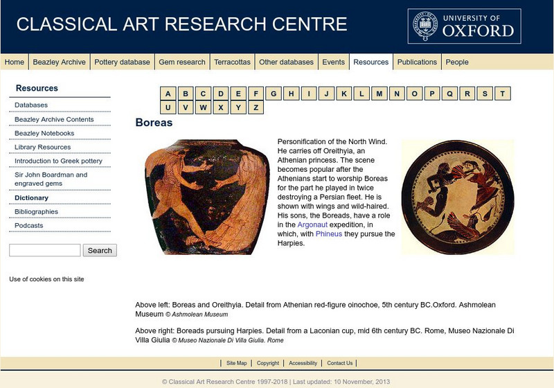 Beazley Archive: Boreas Website Beazley Archive: Boreas Website