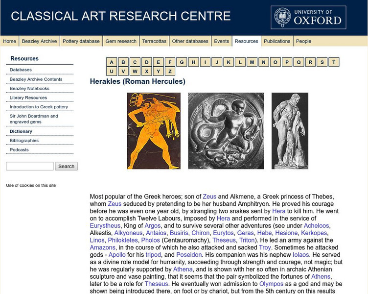 Beazley Archive: Heracles Website Beazley Archive: Heracles Website