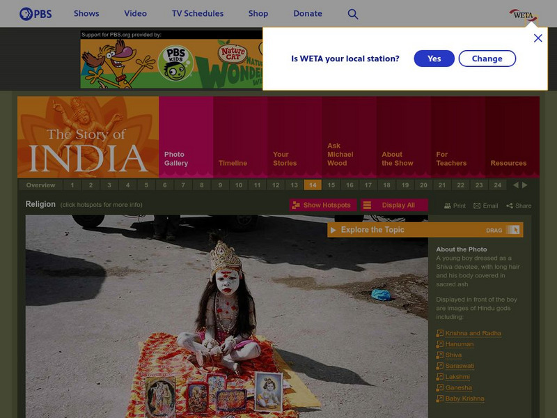 Pbs: The Story of India: Saraswati Handout Pbs: The Story of India: Saraswati Handout