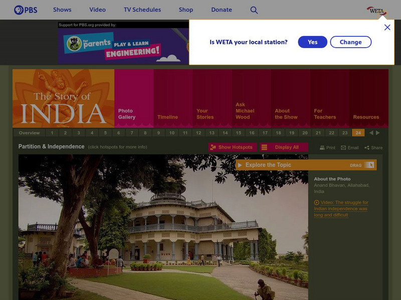 Pbs: The Story of India: Mohammad Ali Jinnah Interactive