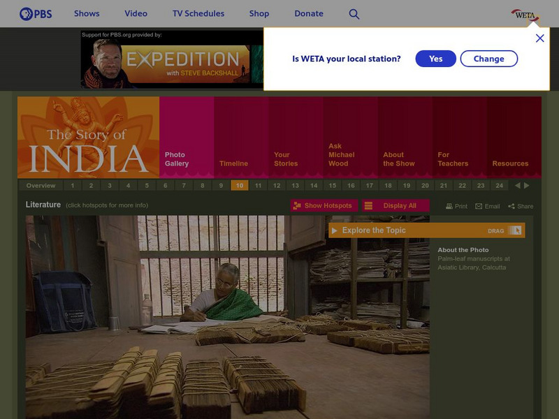 Pbs: The Story of India: Brahmins Handout Pbs: The Story of India: Brahmins Handout