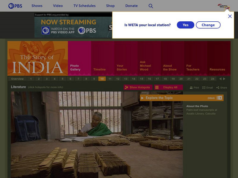 Pbs: The Story of India: Ramayana Handout Pbs: The Story of India: Ramayana Handout