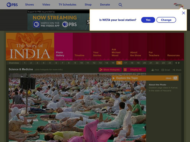 Pbs: The Story of India: Yoga Handout Pbs: The Story of India: Yoga Handout