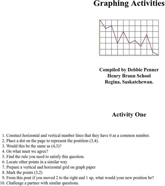University of Regina: Math Central: Graphing Activities Activity University of Regina: Math Central: Graphing Activities Activity
