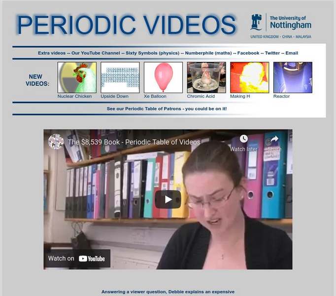 Periodic Table of Videos: The $8,539 Book and Silicon 29 Instructional Video