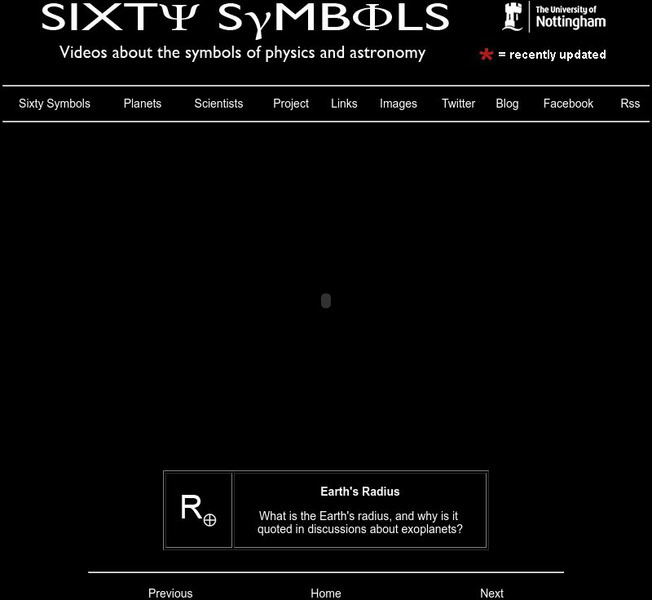 Sixty Symbols: Symbols of Physics and Astronomy: Pluto Instructional Video