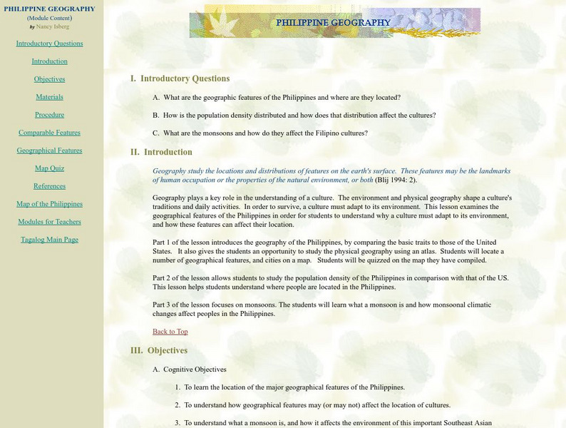 Tagalog: Philippine Geography Website Tagalog: Philippine Geography Website