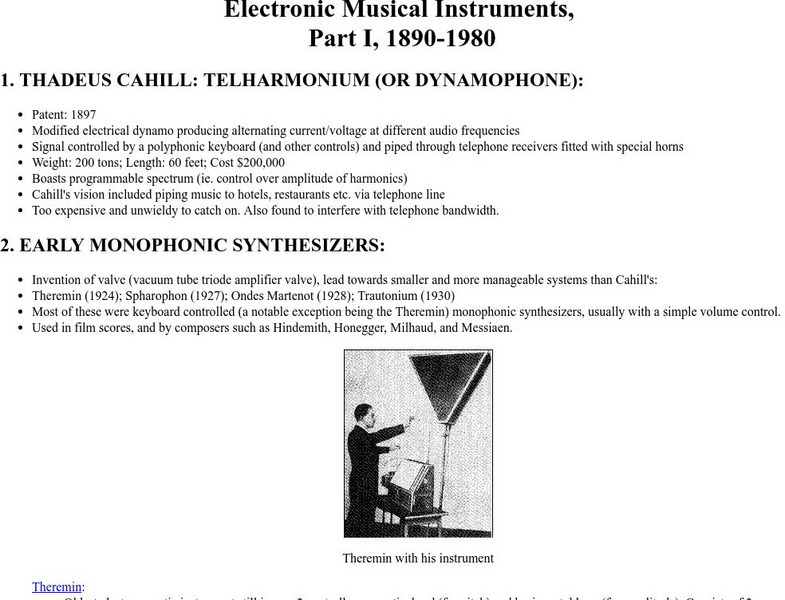 Stanford University: Electronic Instruments Article Stanford University: Electronic Instruments Article