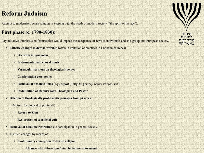University of Calgary: Reform Movement Article University of Calgary: Reform Movement Article