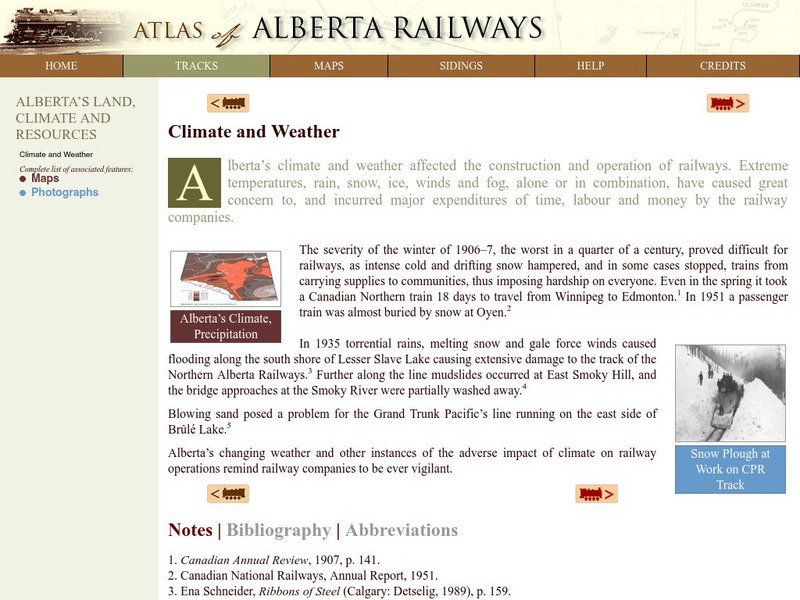 University of Alberta Press: Climate and Weather Website University of Alberta Press: Climate and Weather Website