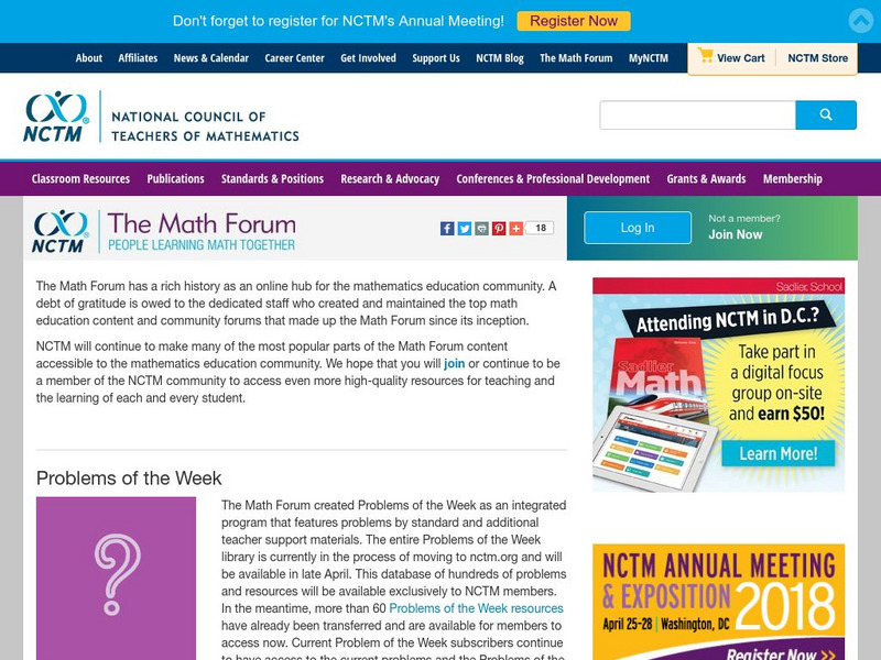The Math Forum: Greatest Integer Function Activity