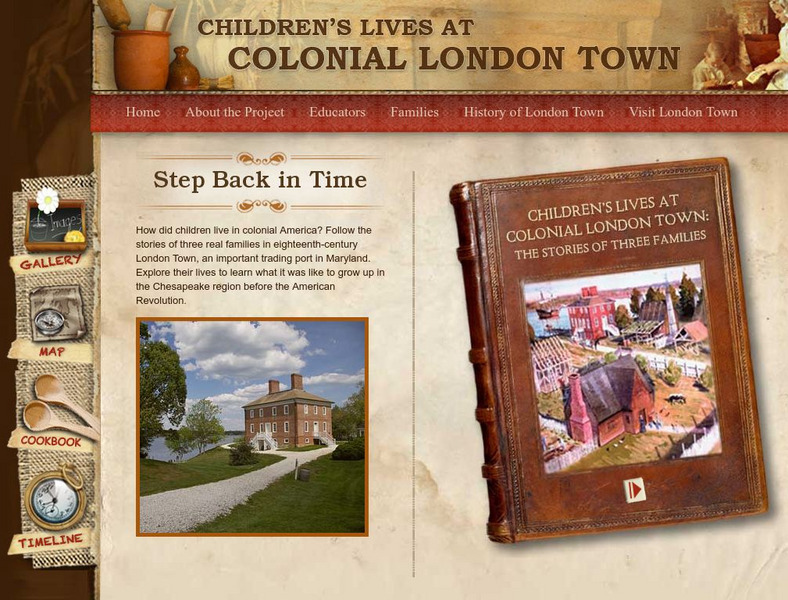 Umbc: Children's Lives at Colonial London Town Interactive Umbc: Children's Lives at Colonial London Town Interactive