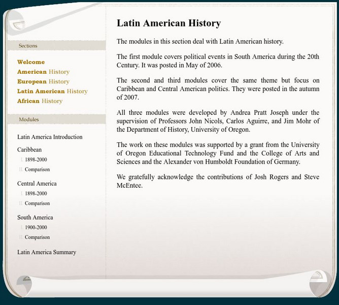 Mapping History: Latin American History Graphic Mapping History: Latin American History Graphic